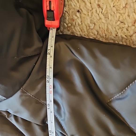 Kenneth Cole Reaction Daek Green Brown Down Feather Faux Fur Long Jacket Parka - Picture 10 of 11